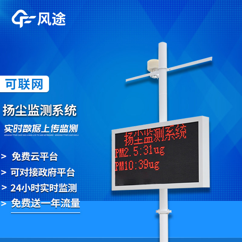 揚塵監測系統,保藍天、控揚塵!